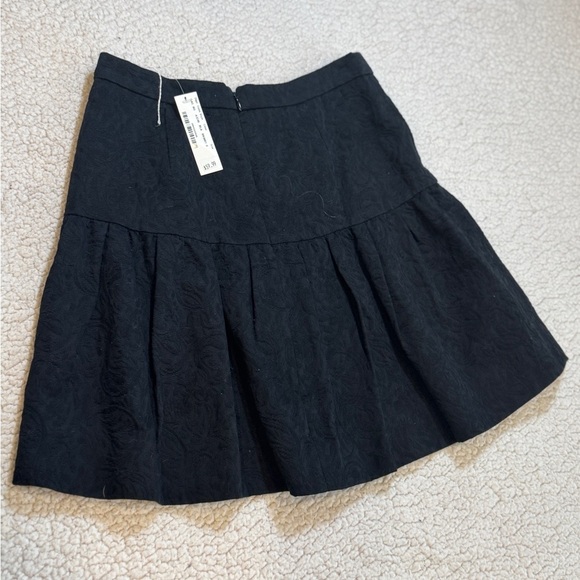 NWT J. Crew Black Mini Skirt - Picture 4 of 12